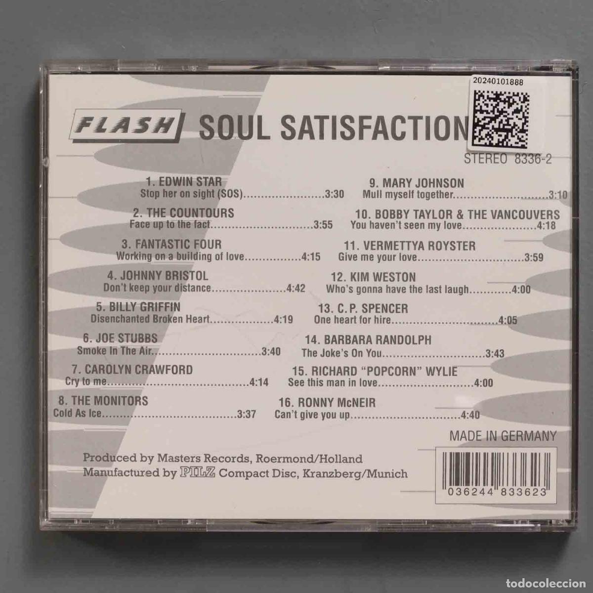CDs de m&uacute;sica: CD. Various &ndash; Soul Satisfaction - Foto 2