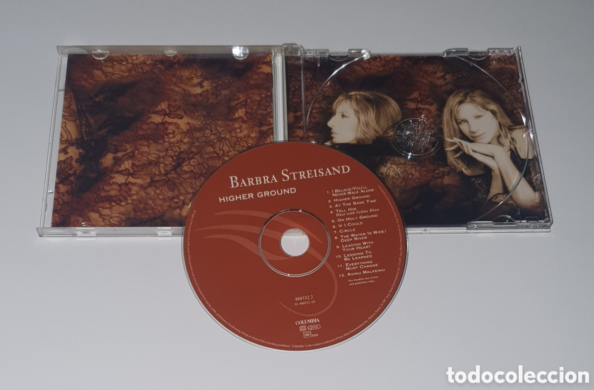CDs de m&uacute;sica: BARBRA STREISAND / CD 1997 / HIGHER GROUND - Foto 2