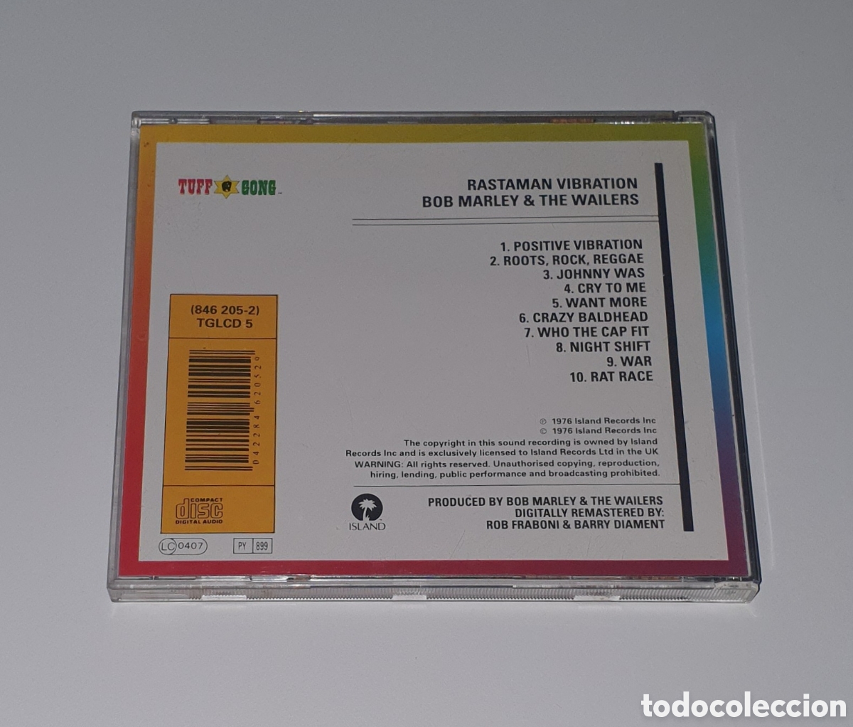 CDs de m&uacute;sica: BOB MARLEY / CD 1999 / RASTAMAN VIBRATION - Foto 3