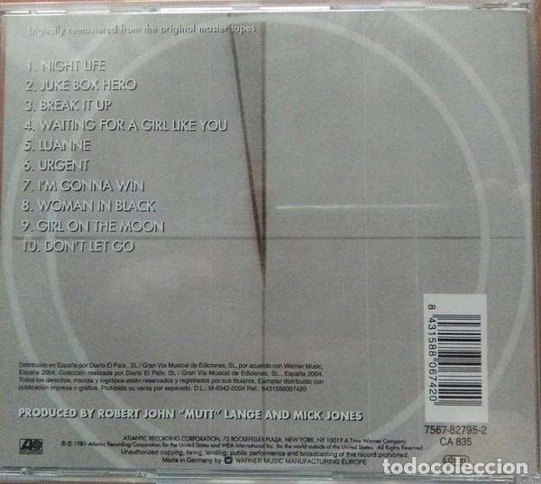 CDs de m&uacute;sica: Foreigner - 4 - Foto 2
