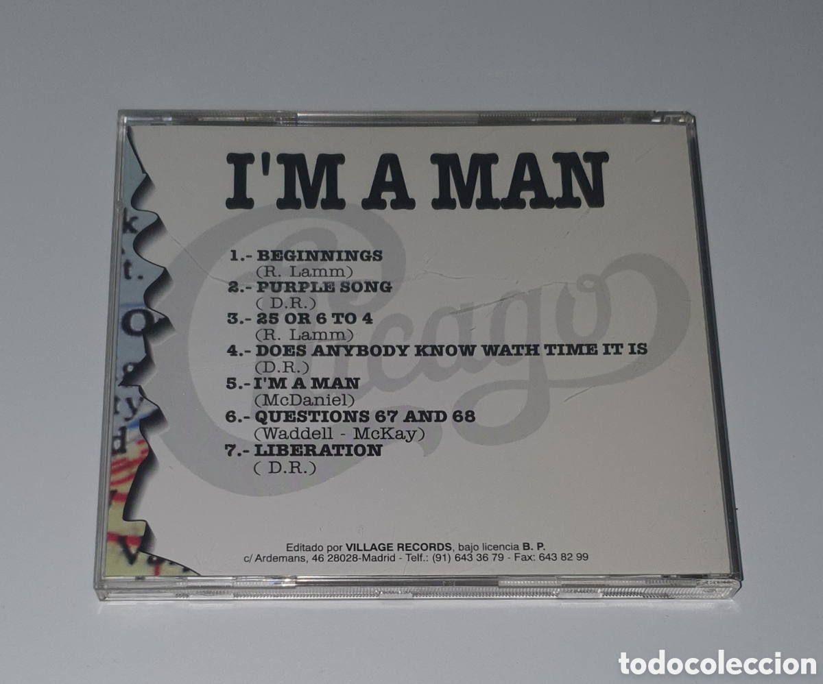 CDs de m&uacute;sica: CHICAGO / CD / IM A MAN - Foto 3