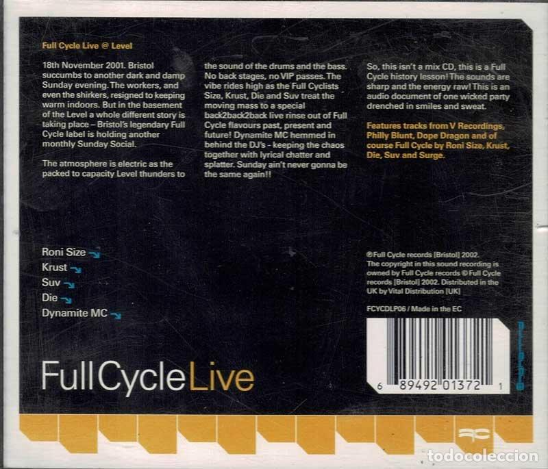 CDs de m&uacute;sica: Full Cycle Live. CD - Foto 2