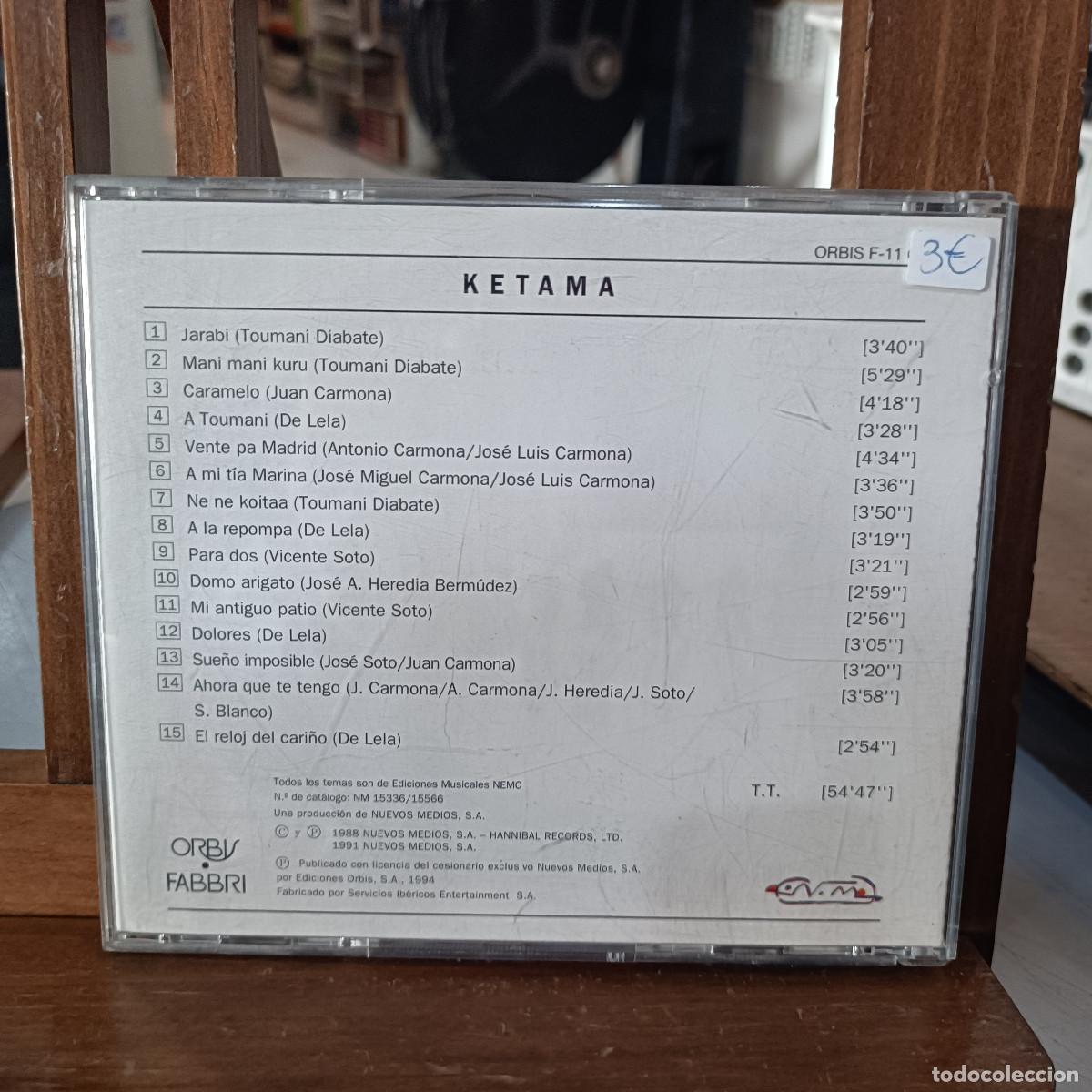 CDs de m&uacute;sica: Ketama - Arte Flamenco - CD. - Foto 2