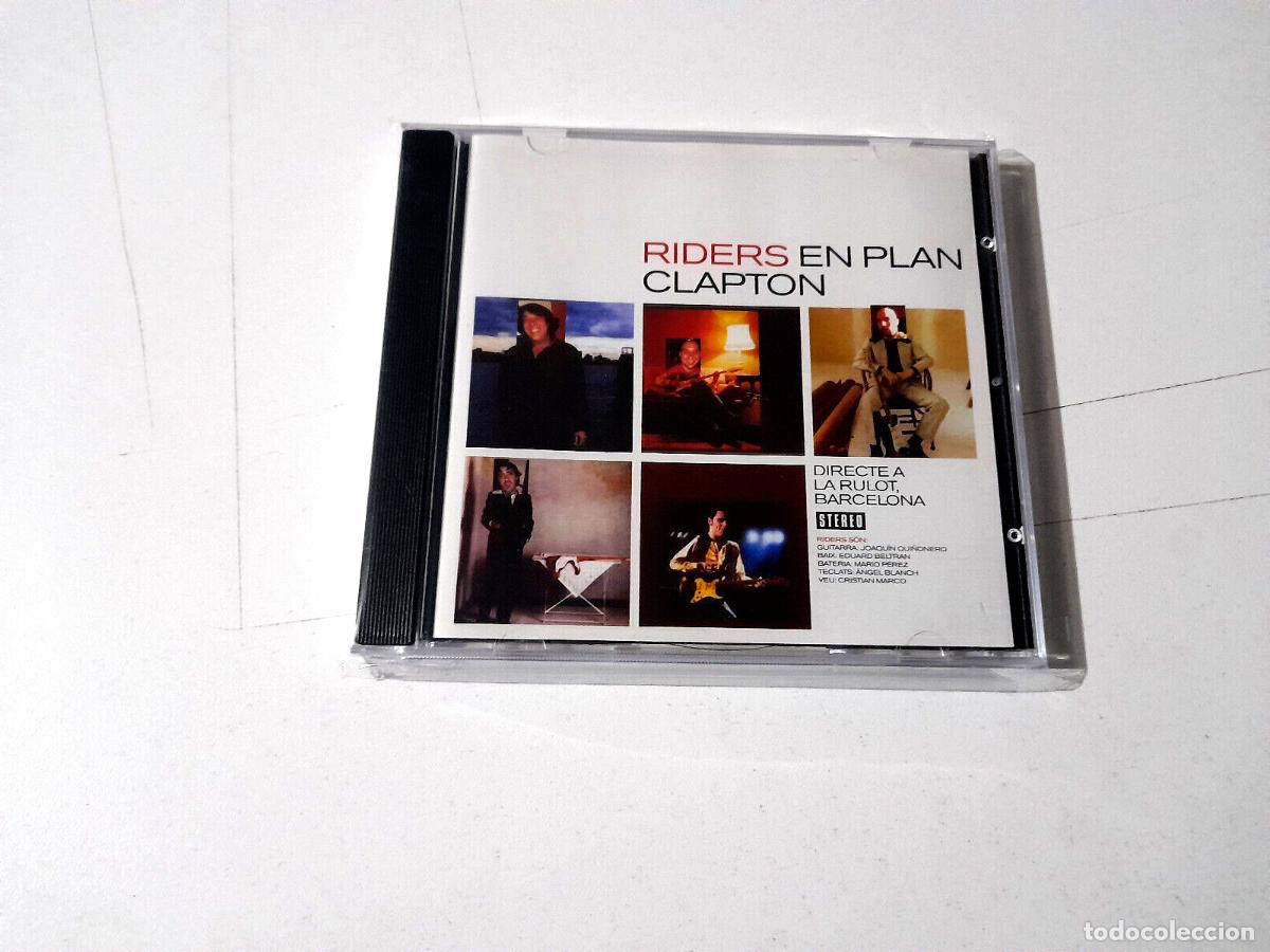 CDs de m&uacute;sica: RIDERS &rdquo;EN PLAN CLAPTON&rdquo; CD 10 TRACKS COMO NUEVO - Foto 1