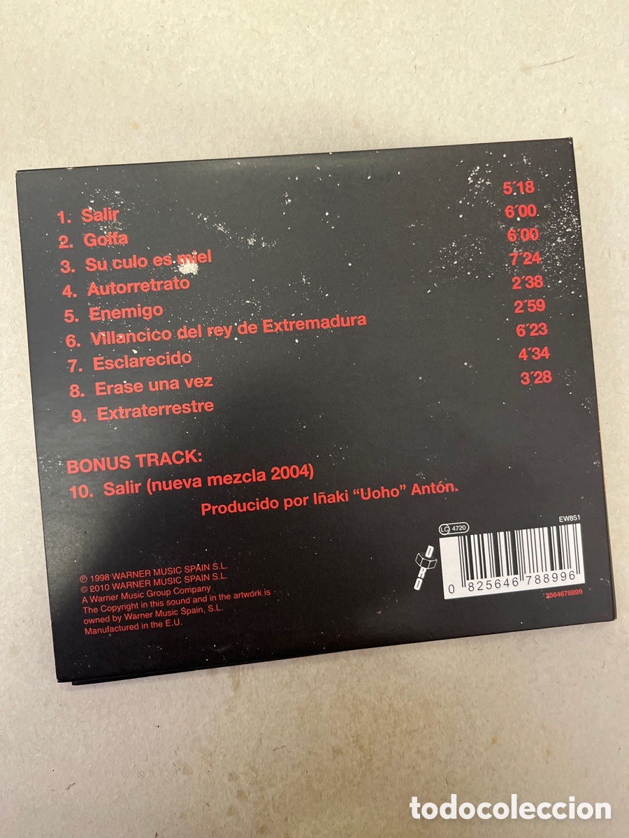 CDs de m&uacute;sica: EXTREMODURO - CANCIONES PROHIBIDAS. CD - Foto 2