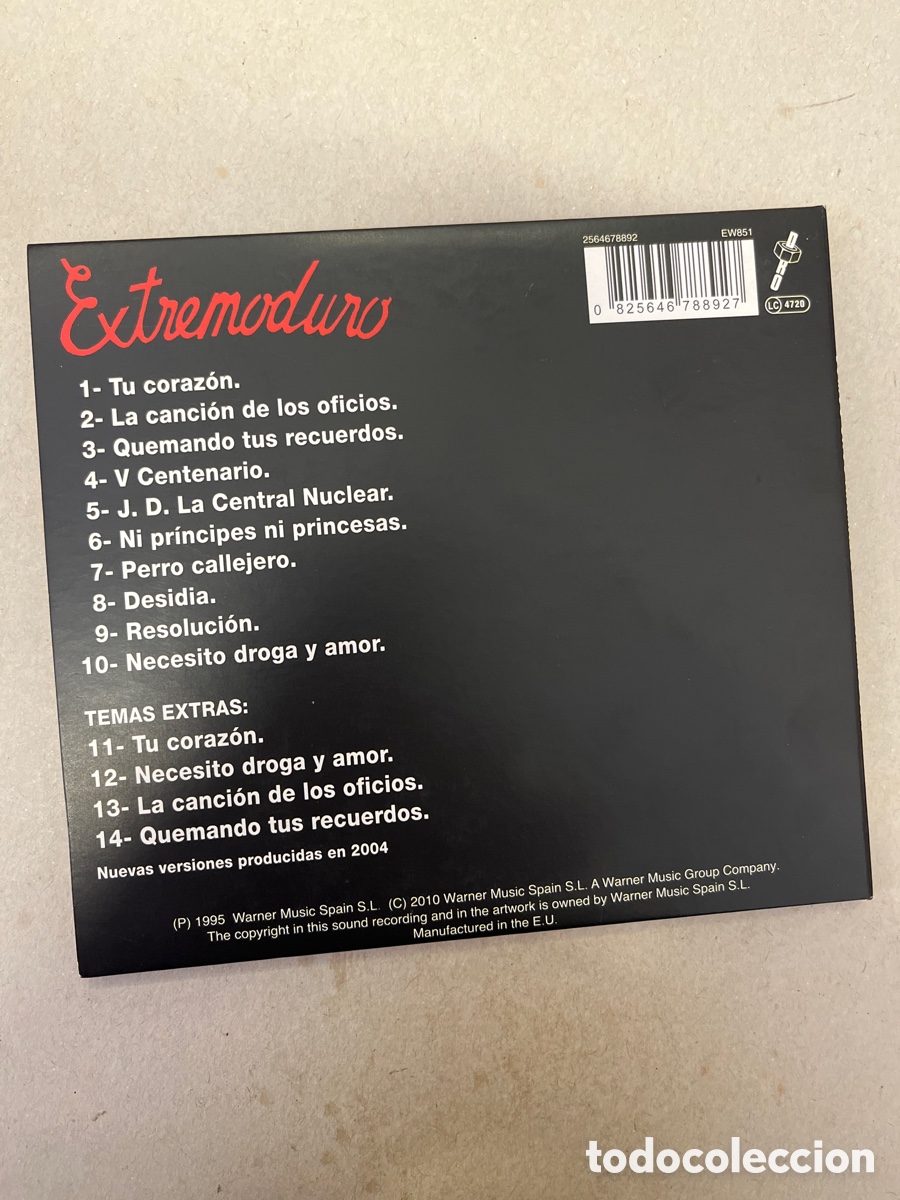 CDs de m&uacute;sica: Extremoduro. Somos unos animales. CD - Foto 2