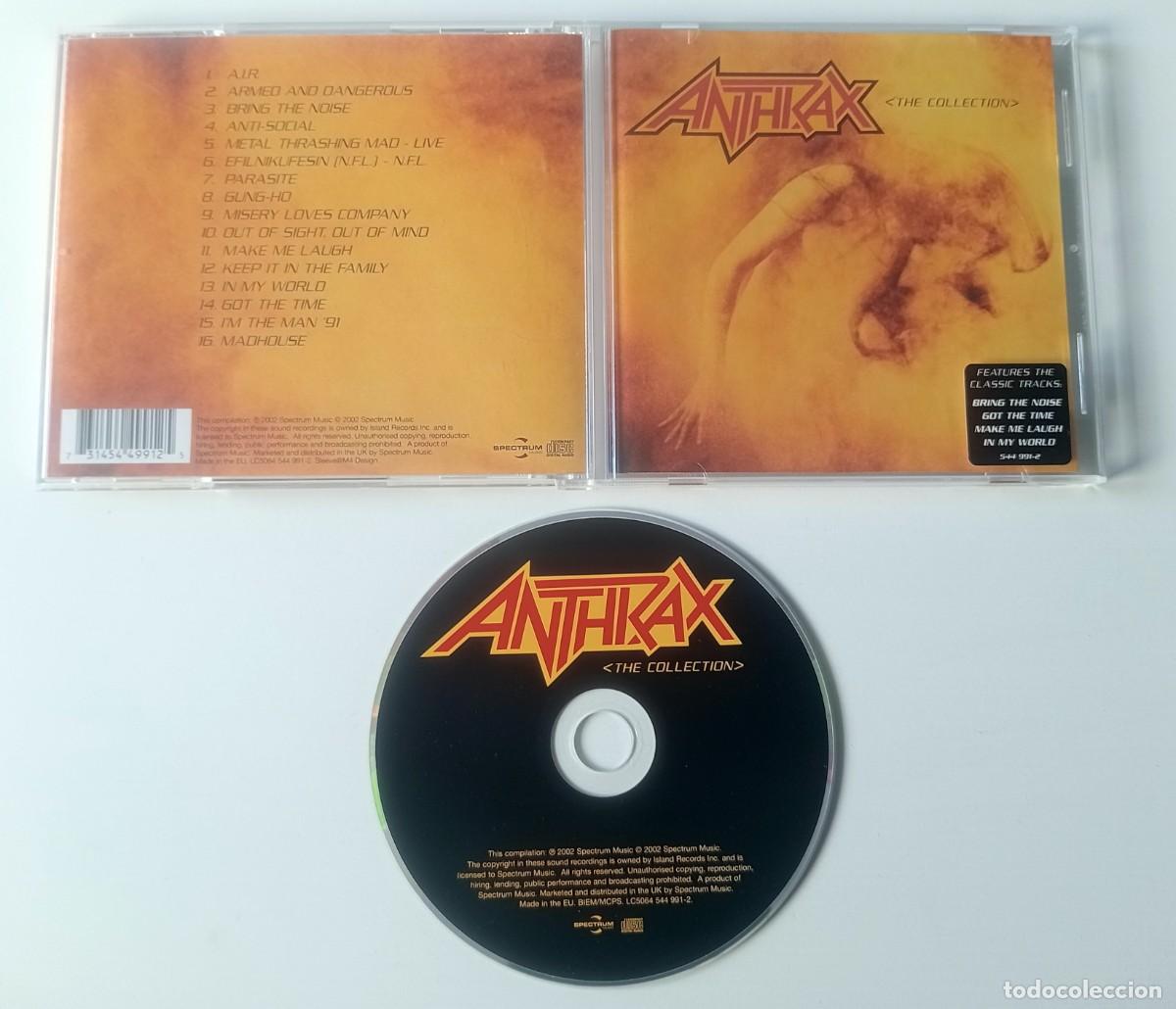 CDs de m&uacute;sica: CD ANTHRAX - THE COLLECTION - Foto 2