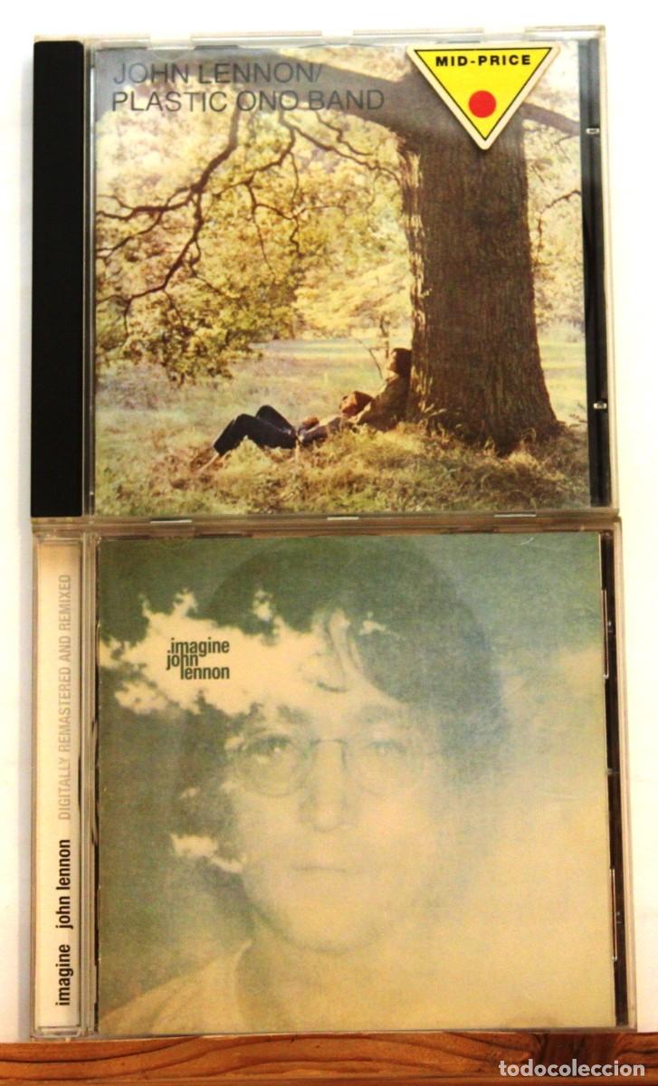 CDs de m&uacute;sica: 2 CD. JOHN LENNON: Plastic Ono Band. Imagine. - Foto 1