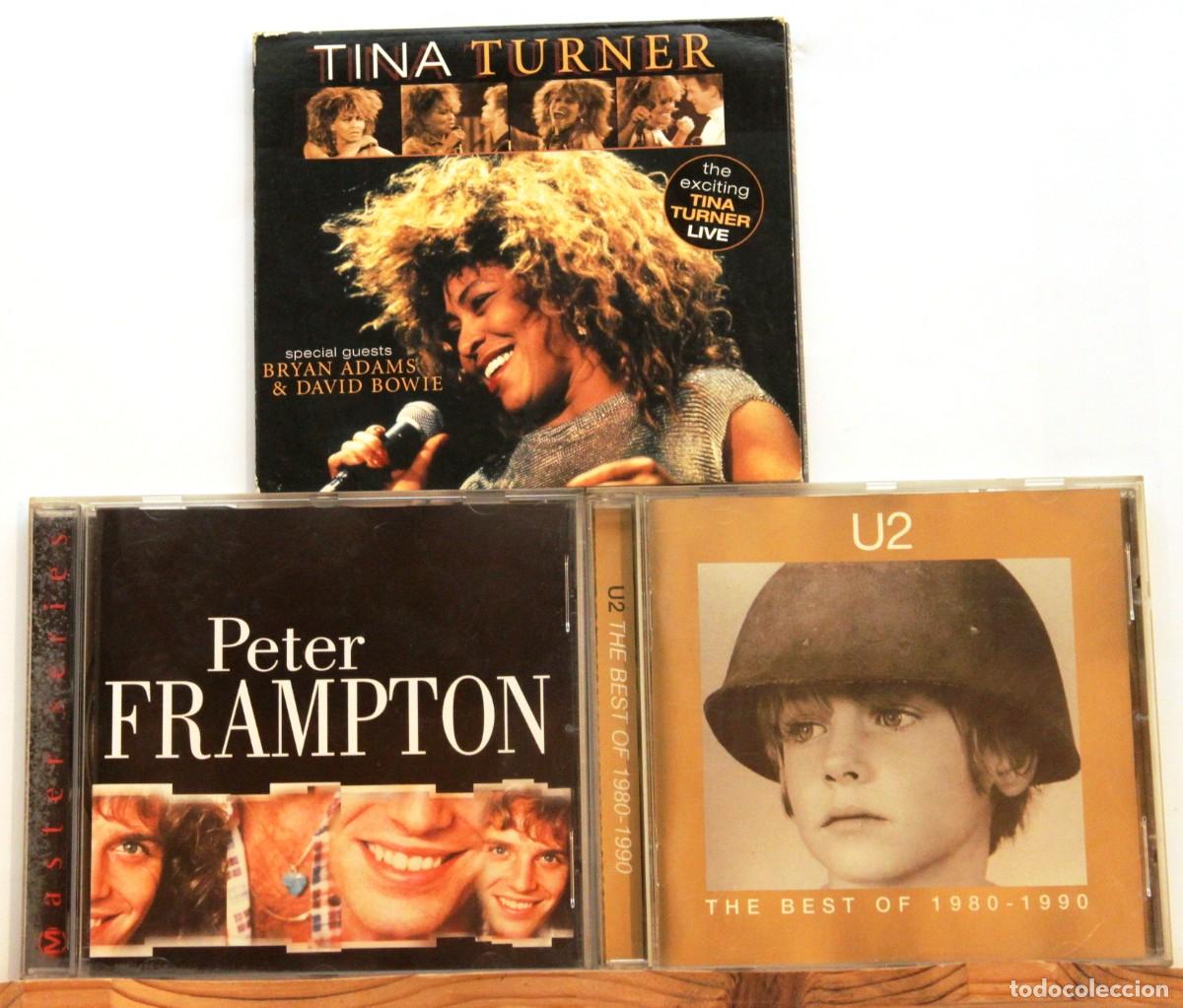 CDs de m&uacute;sica: 3 CD. TINA TURNER. PETER FRAMPTON. U2. - Foto 1