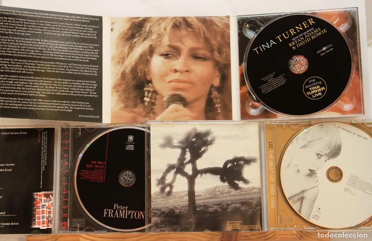 CDs de m&uacute;sica: 3 CD. TINA TURNER. PETER FRAMPTON. U2. - Foto 2