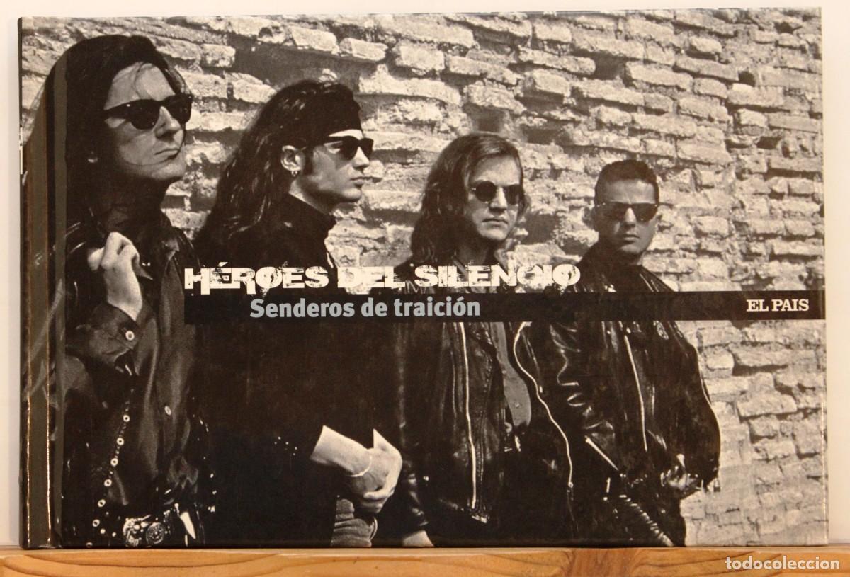 CDs de m&uacute;sica: CD + LIBRO. HEROES DEL SILENCIO. Senderos de traici&oacute;n. - Foto 1