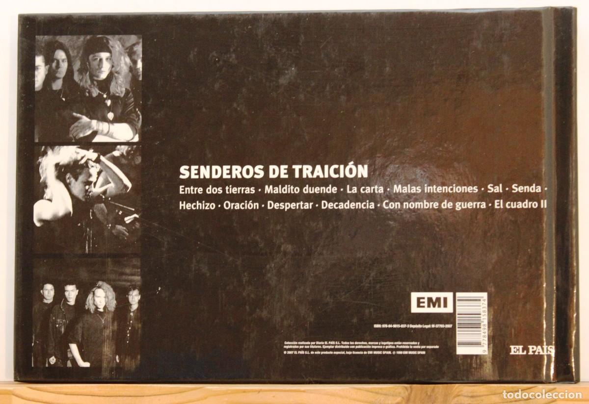 CDs de m&uacute;sica: CD + LIBRO. HEROES DEL SILENCIO. Senderos de traici&oacute;n. - Foto 6