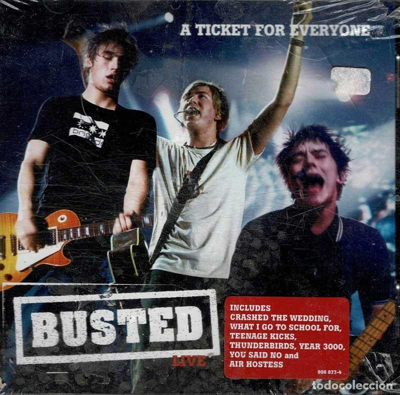 CDs de m&uacute;sica: Busted - A Ticket For Everyone: Busted Live. CD (precintado) - Foto 1