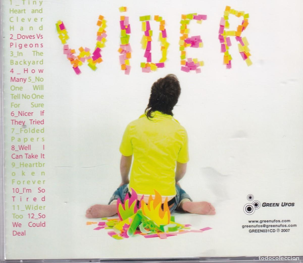 CDs de m&uacute;sica: Tender forever - Wider - Foto 2