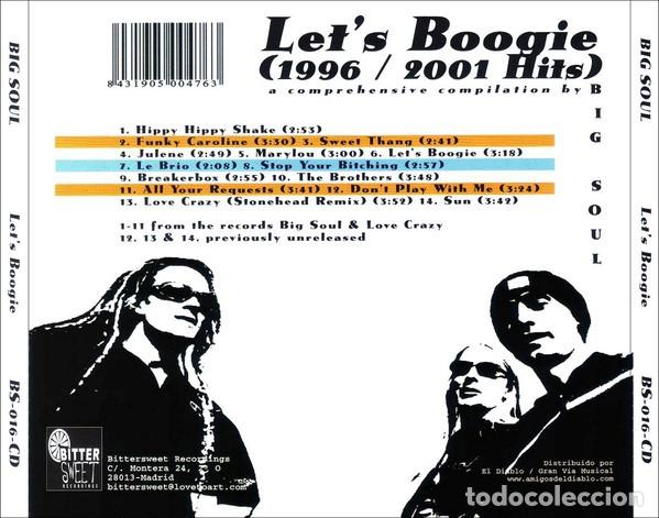 CDs de m&uacute;sica: Big Soul - Lets Boogie (1996/2001 Hits) - Foto 2