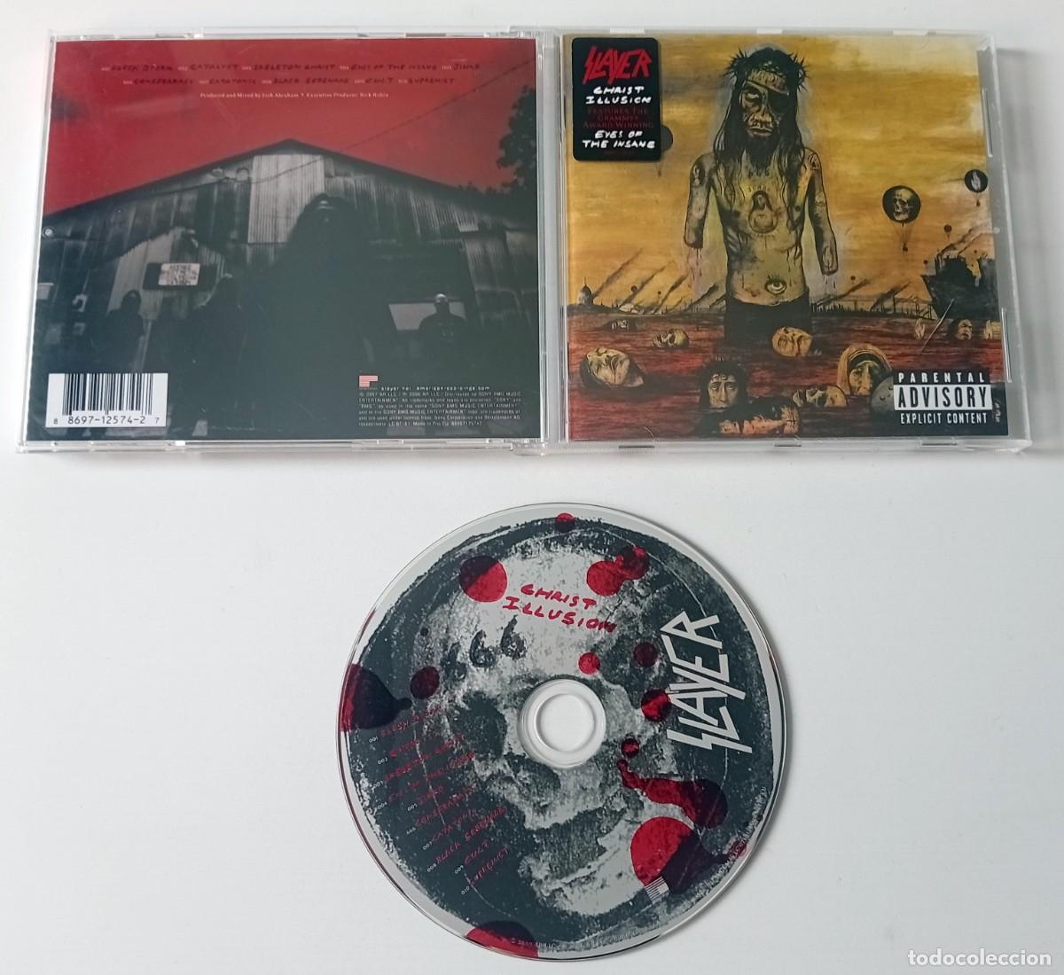 CDs de m&uacute;sica: CD SLAYER - CHRIST ILLUSION - Foto 2