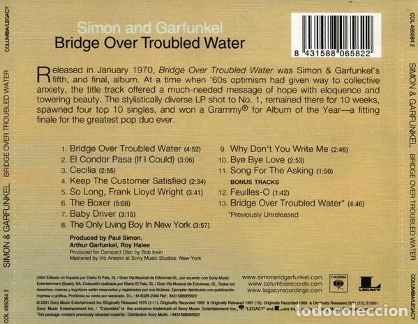 CDs de m&uacute;sica: Simon and Garfunkel - Bridge over troubled water - Foto 2