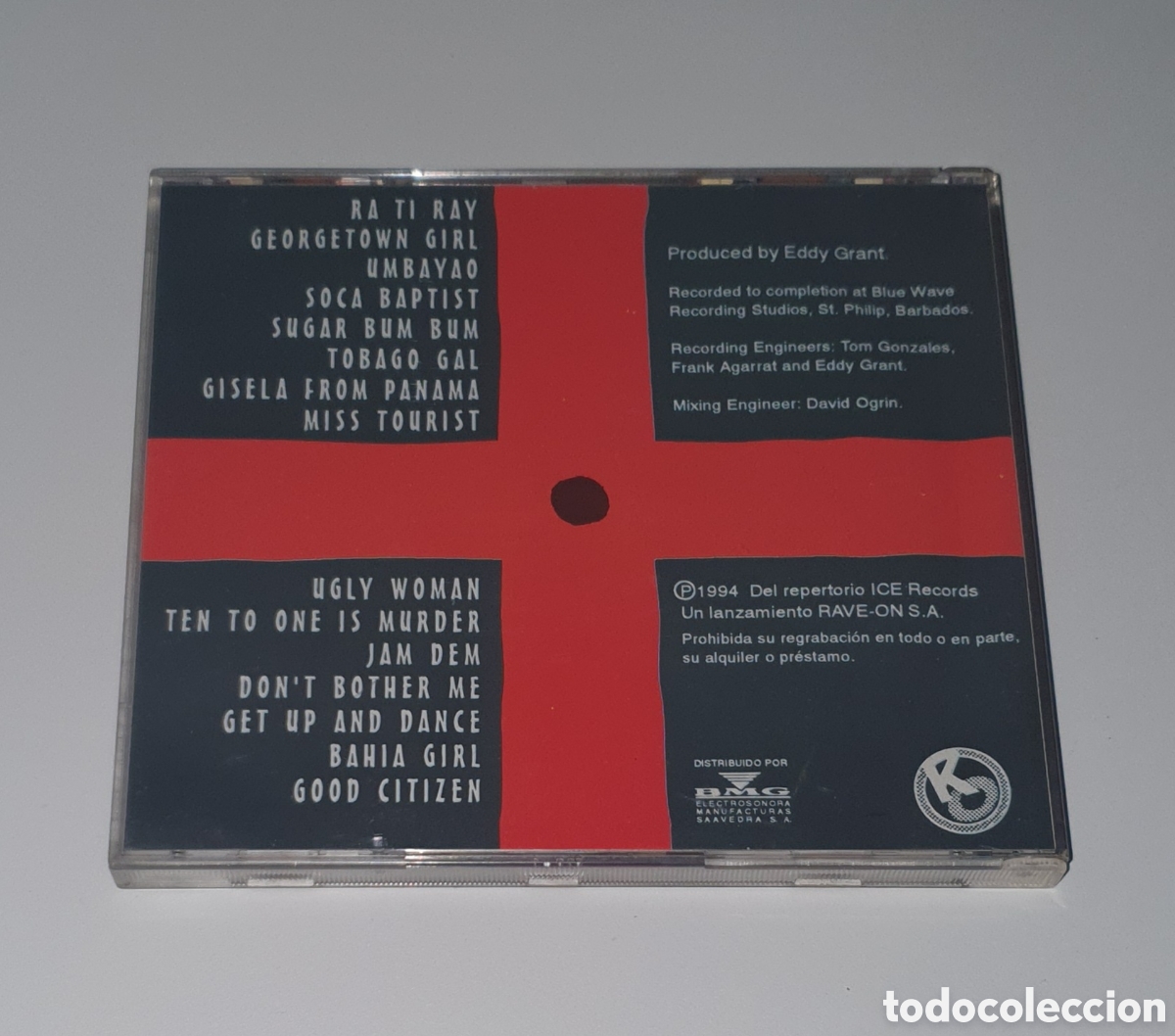 CDs de m&uacute;sica: EDDY GRANT / CD 1993 / SOCA BAPTISM - Foto 3