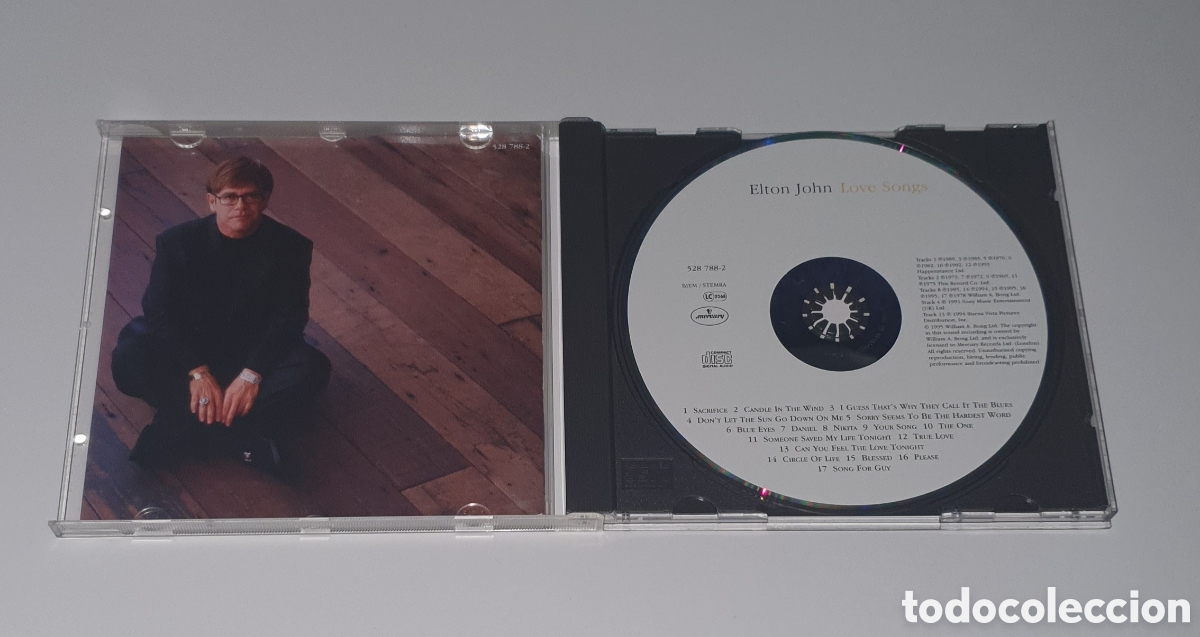 CDs de m&uacute;sica: ELTON JOHN / CD / LOVE SONGS - Foto 2