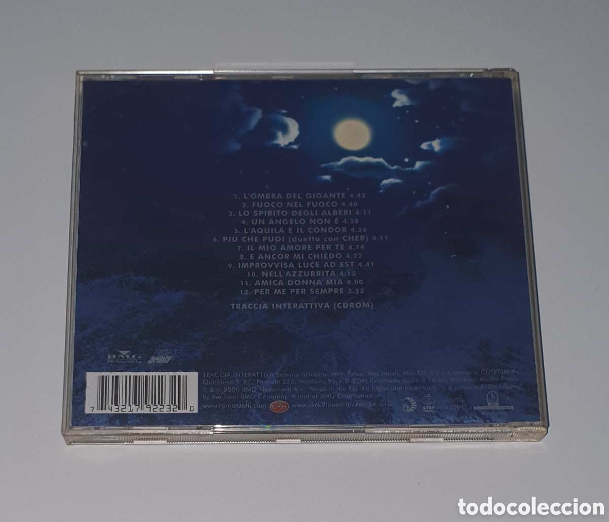 CDs de m&uacute;sica: EROS RAMAZZOTTI / CD 2000 / STILELIBERO - Foto 3