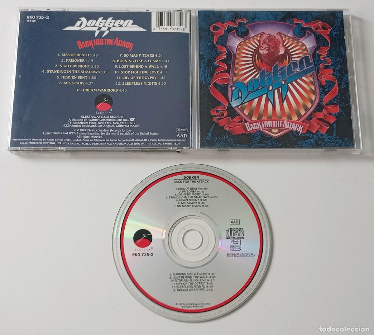 CDs de m&uacute;sica: CD DOKKEN - BACK FOR THE ATTACK - Foto 2
