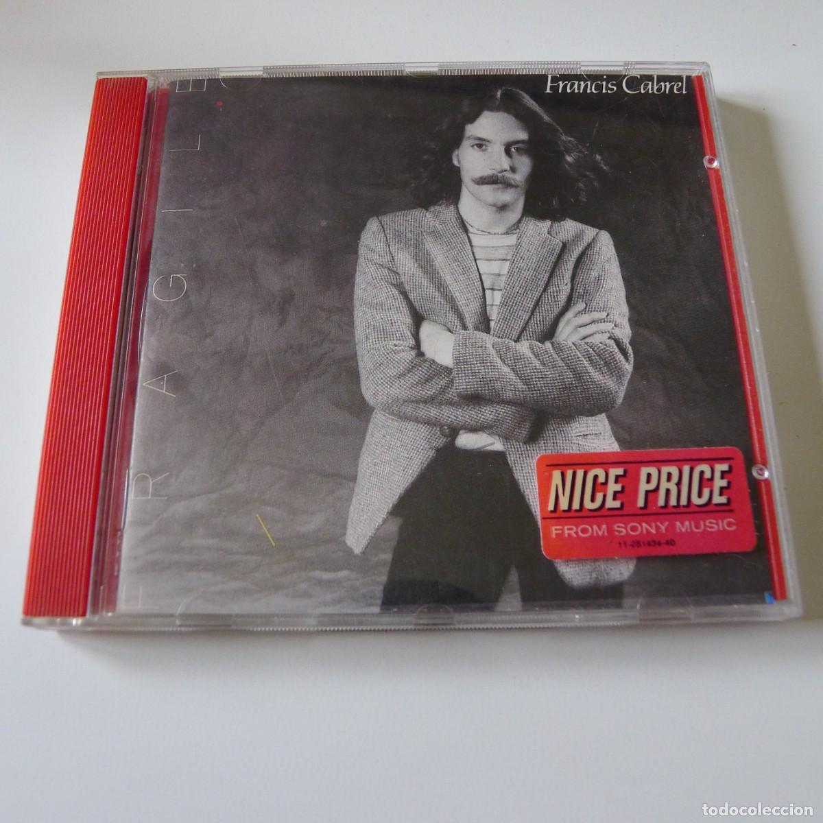 CDs de m&uacute;sica: FRANCIS CABREL ; FRAGILE CD - Foto 1