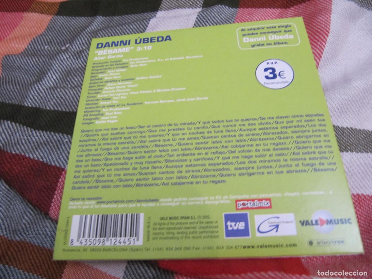 CDs de m&uacute;sica: Danni &Uacute;beda - B&eacute;same - Foto 2