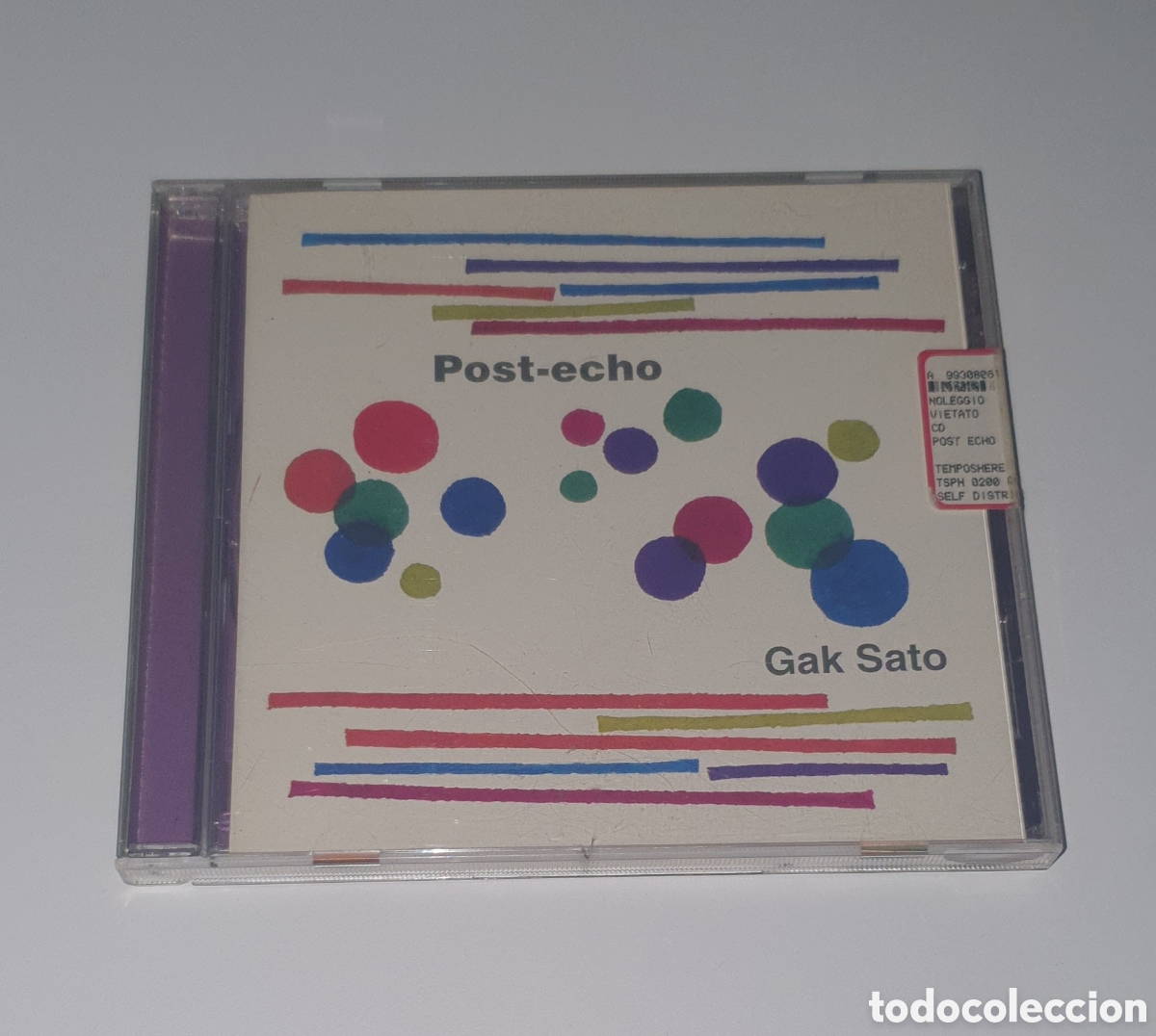 CDs de m&uacute;sica: GAK SATO / CD 1998 ITALY / POST-ECHO - Foto 1