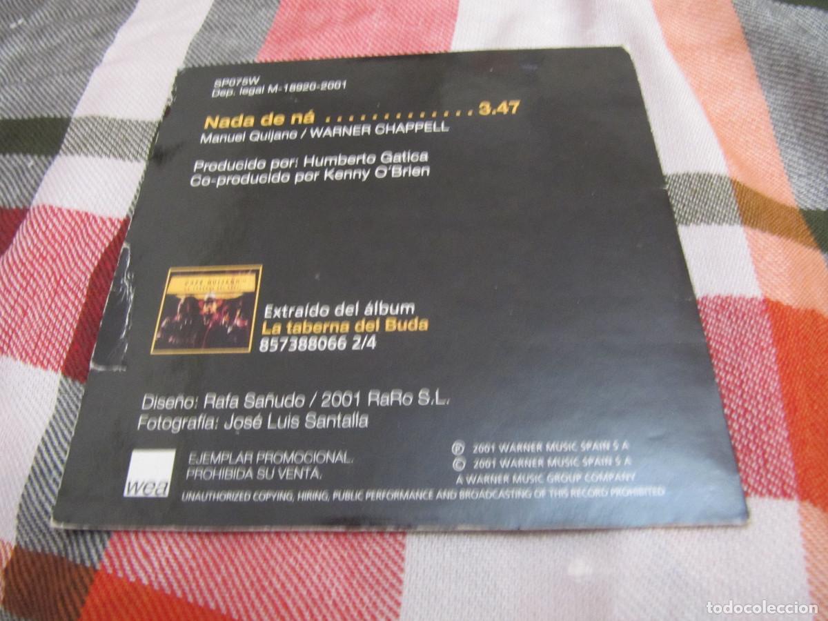 CDs de m&uacute;sica: Caf&eacute; Quijano &ndash; Nada De N&aacute; - Foto 2