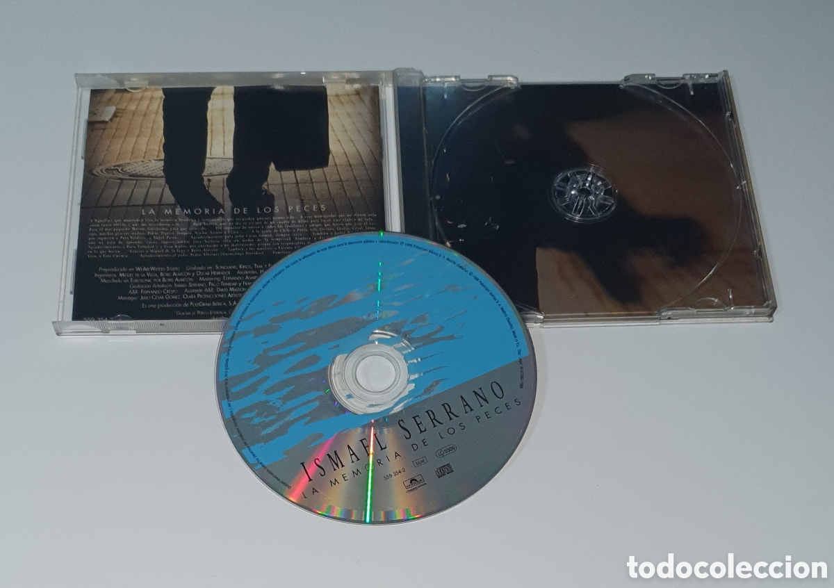 CDs de m&uacute;sica: ISMAEL SERRANO / CD / LA MEMORIA DE LOS PECES - Foto 2