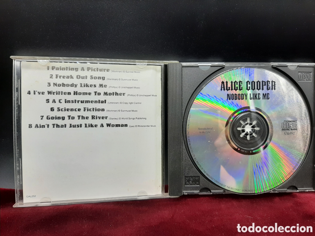 CDs de m&uacute;sica: CD ALICE COOPER. Nobody like me. - Foto 4
