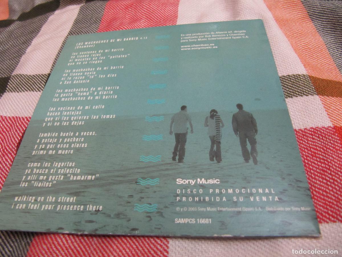CDs de m&uacute;sica: Chambao. Los muchachos de mi barrio. CD-Single - Foto 2