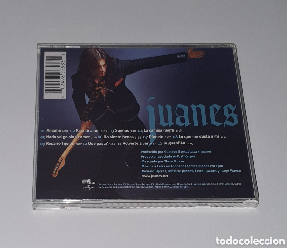CDs de m&uacute;sica: JUANES / CD 2004 / MI SANGRE - Foto 3