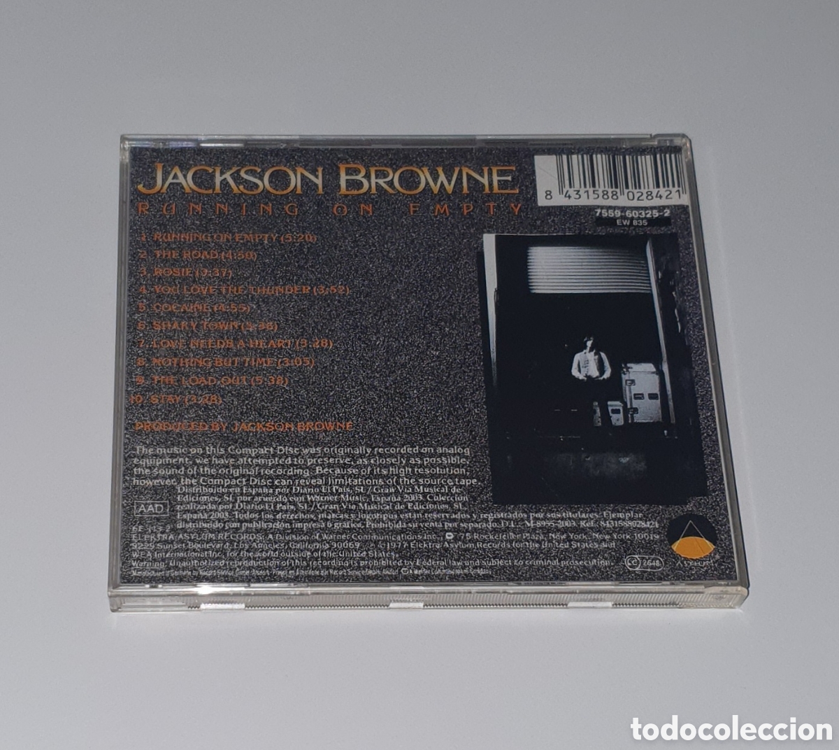 CDs de m&uacute;sica: JACKSON BROWNE / CD 2003 / RUNNING ON EMPTY - Foto 3