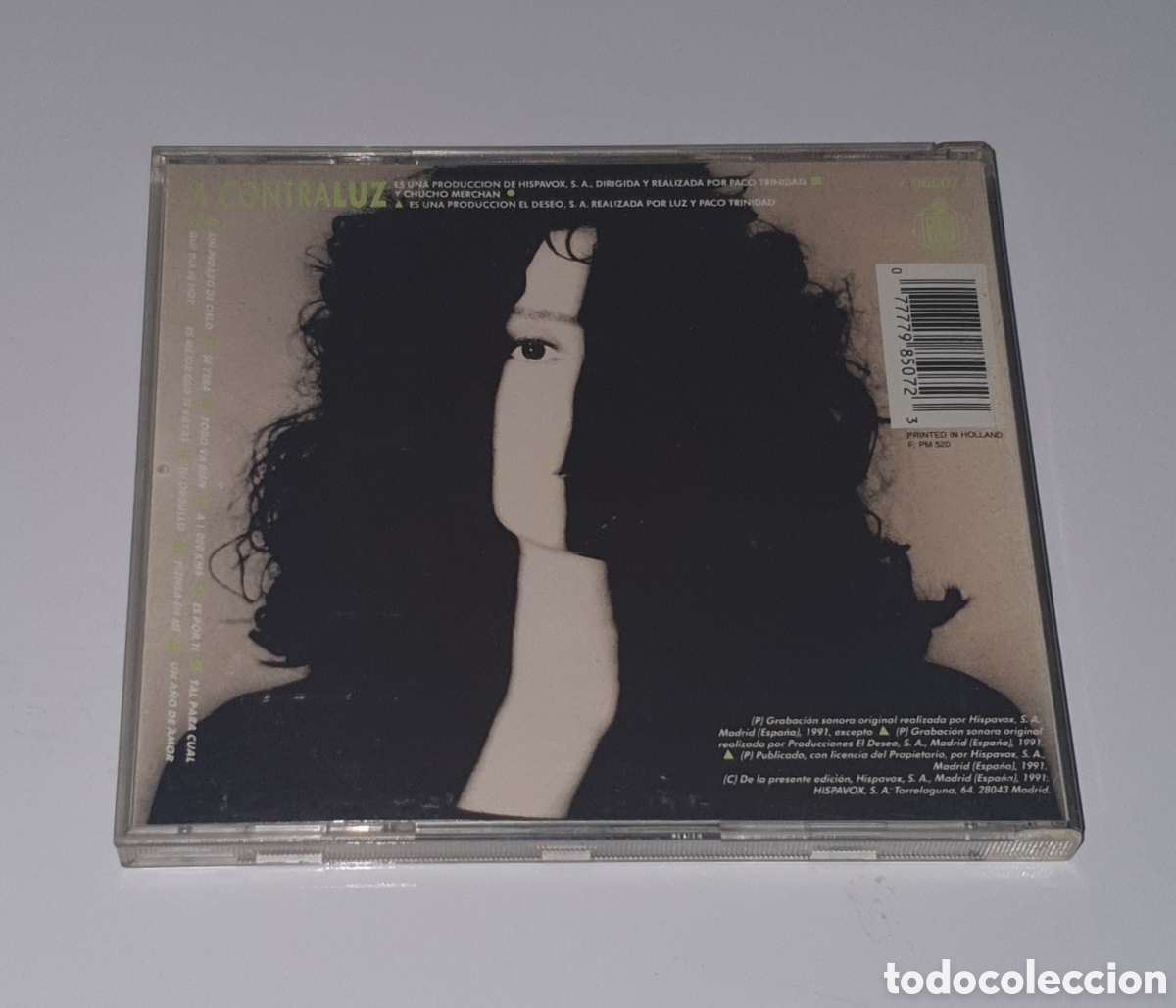 CDs de m&uacute;sica: LUZ CASAL / CD A CONTRALUZ - Foto 3