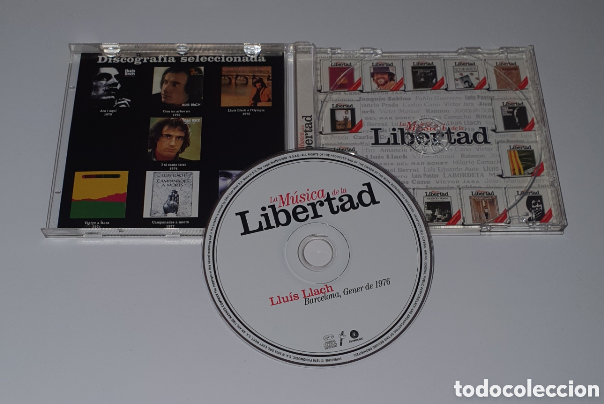 CDs de m&uacute;sica: LLUIS LLACH / CD 2003 / BARCELONA GENER DE 1976 - Foto 2