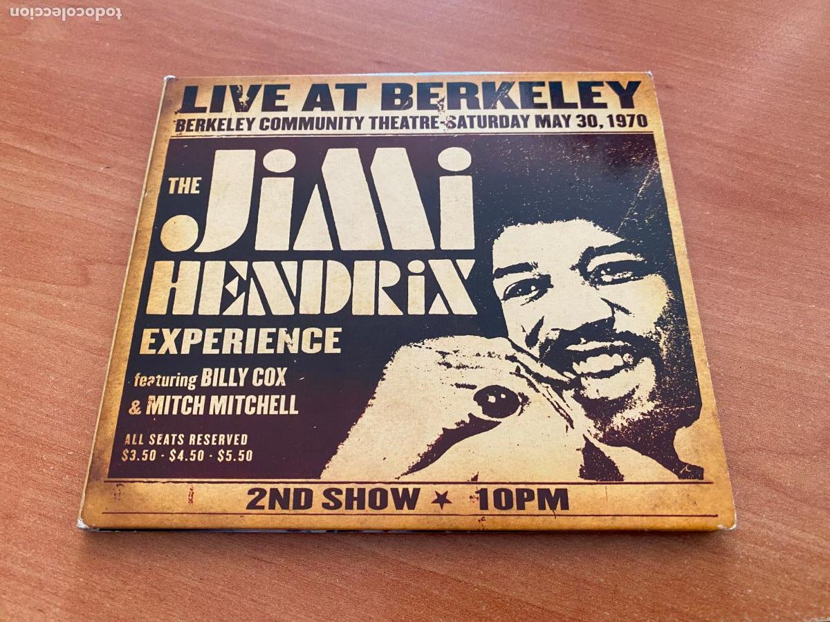 CDs de m&uacute;sica: JIMI HENDRIX (LIVE AT BERKELEY) CD 12 TRACK (CDIB22) - Foto 1