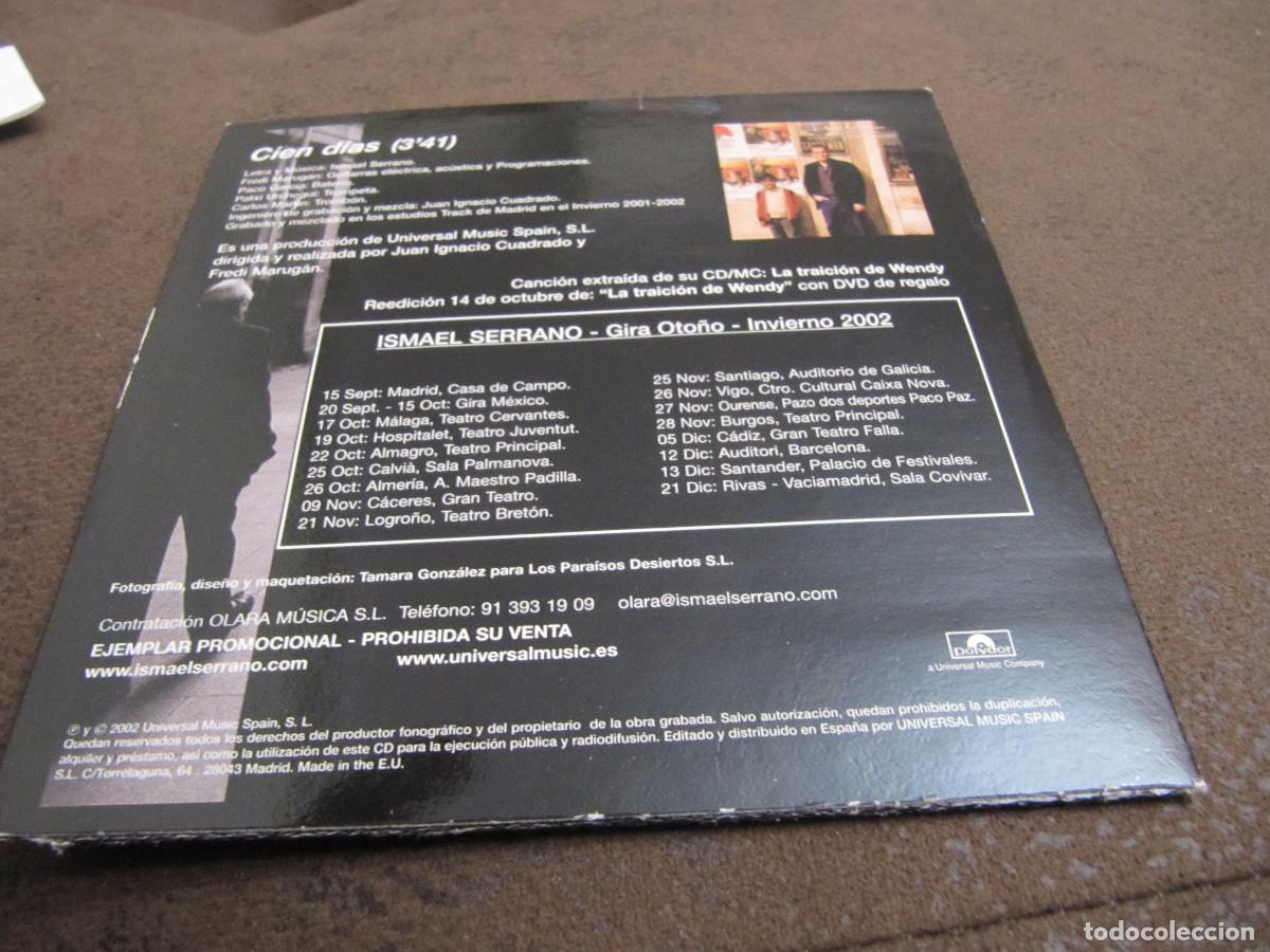 CDs de m&uacute;sica: ISMAEL SERRANO - CIEN DIAS CD SINGLE - Foto 2