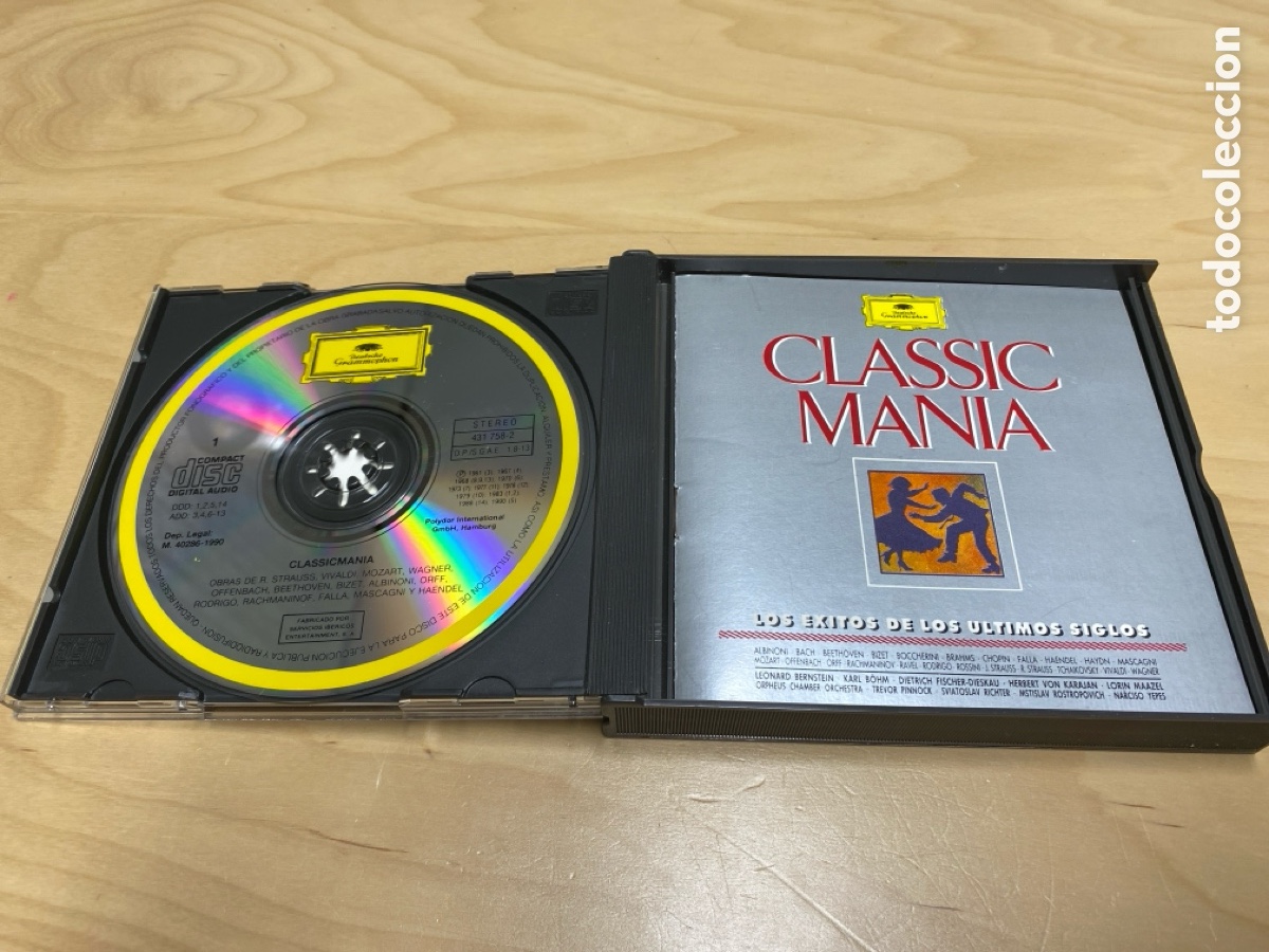CDs de m&uacute;sica: Classic Man&iacute;a - Los &Eacute;xitos de los &uacute;ltimos siglos - Foto 3