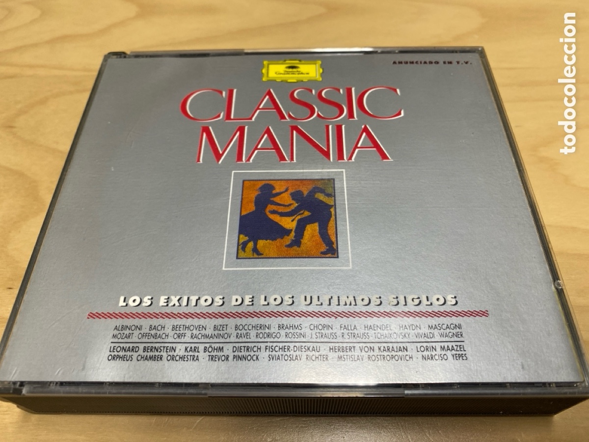 CDs de m&uacute;sica: Classic Man&iacute;a - Los &Eacute;xitos de los &uacute;ltimos siglos - Foto 1