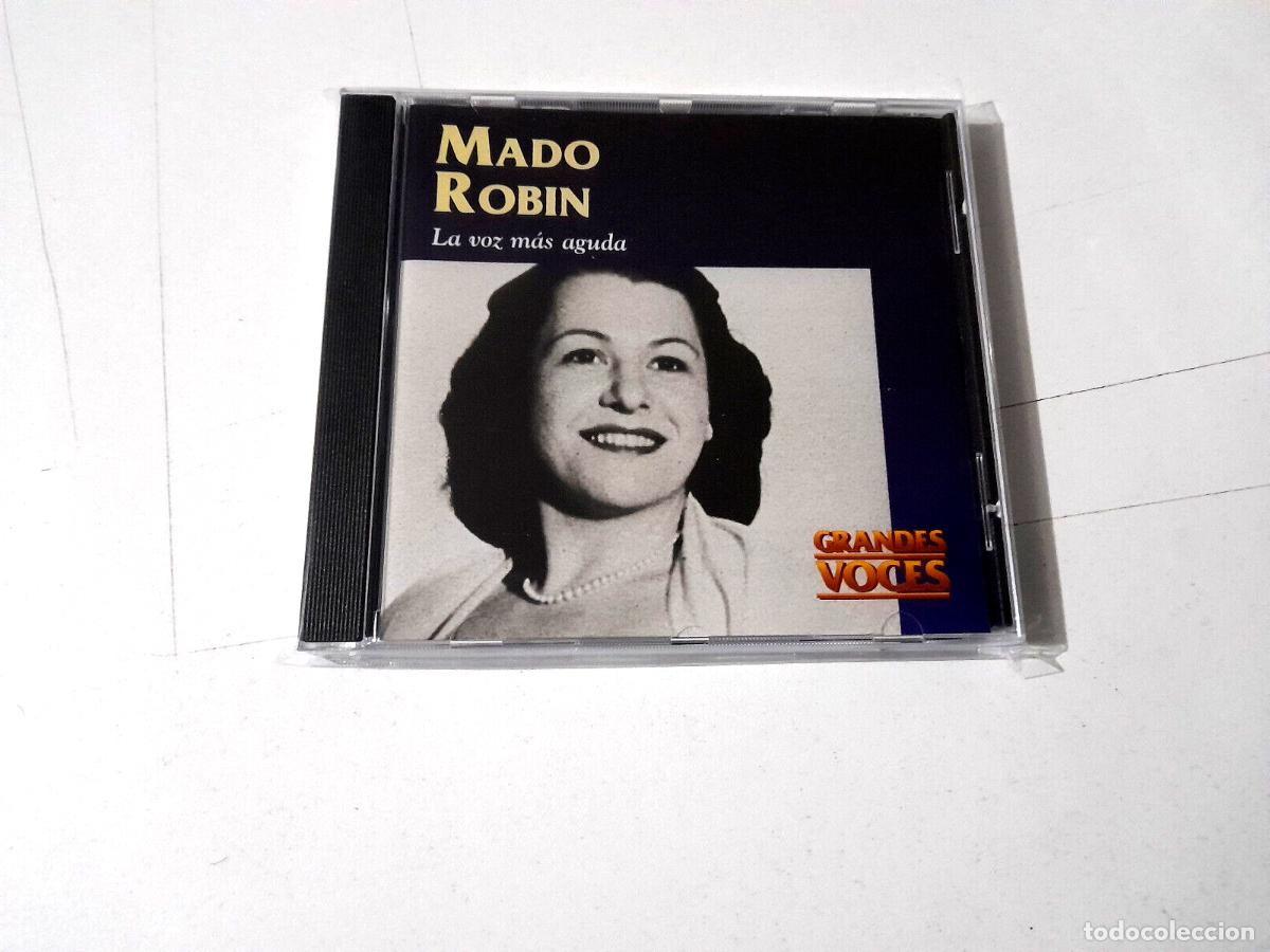 CDs de m&uacute;sica: MADO ROBIN &rdquo;LA VOZ MAS AGUDA&rdquo; CD COMO NUEVO - Foto 1
