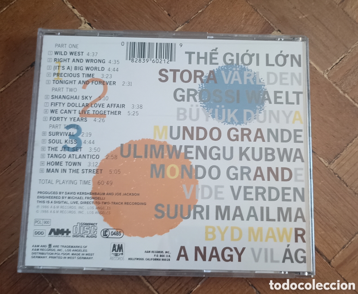 CDs de m&uacute;sica: CD Joe Jackson Big World - Foto 2
