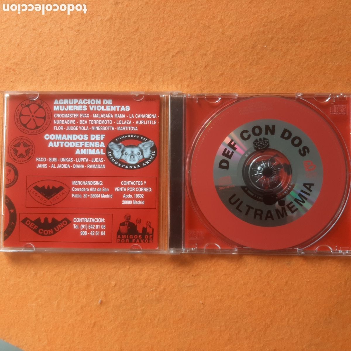 CDs de m&uacute;sica: Def con dos - ultramemia - Foto 2