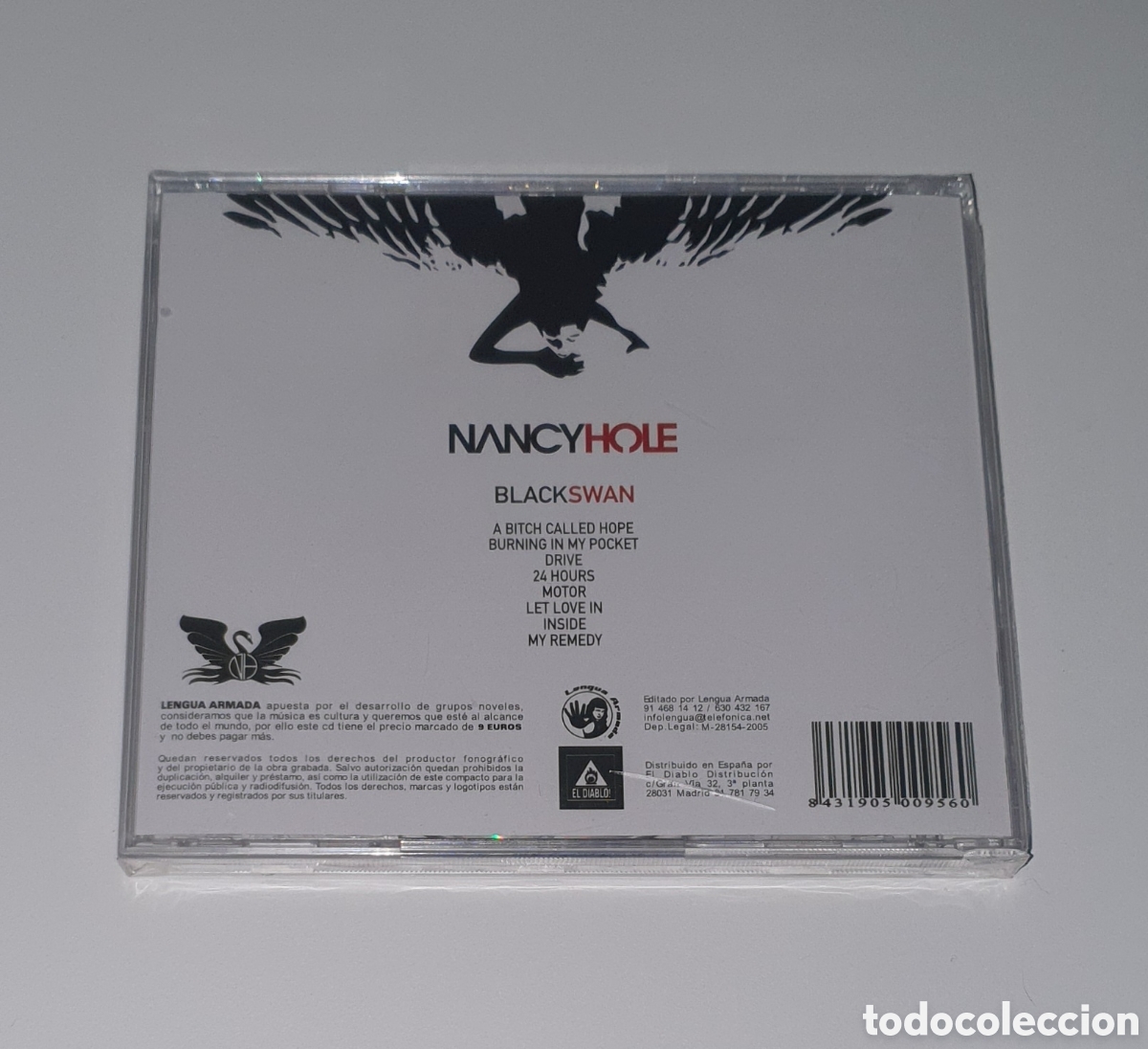 CDs de m&uacute;sica: NANCY HOLE / CD 2005 / BLACK SWAN - Foto 2
