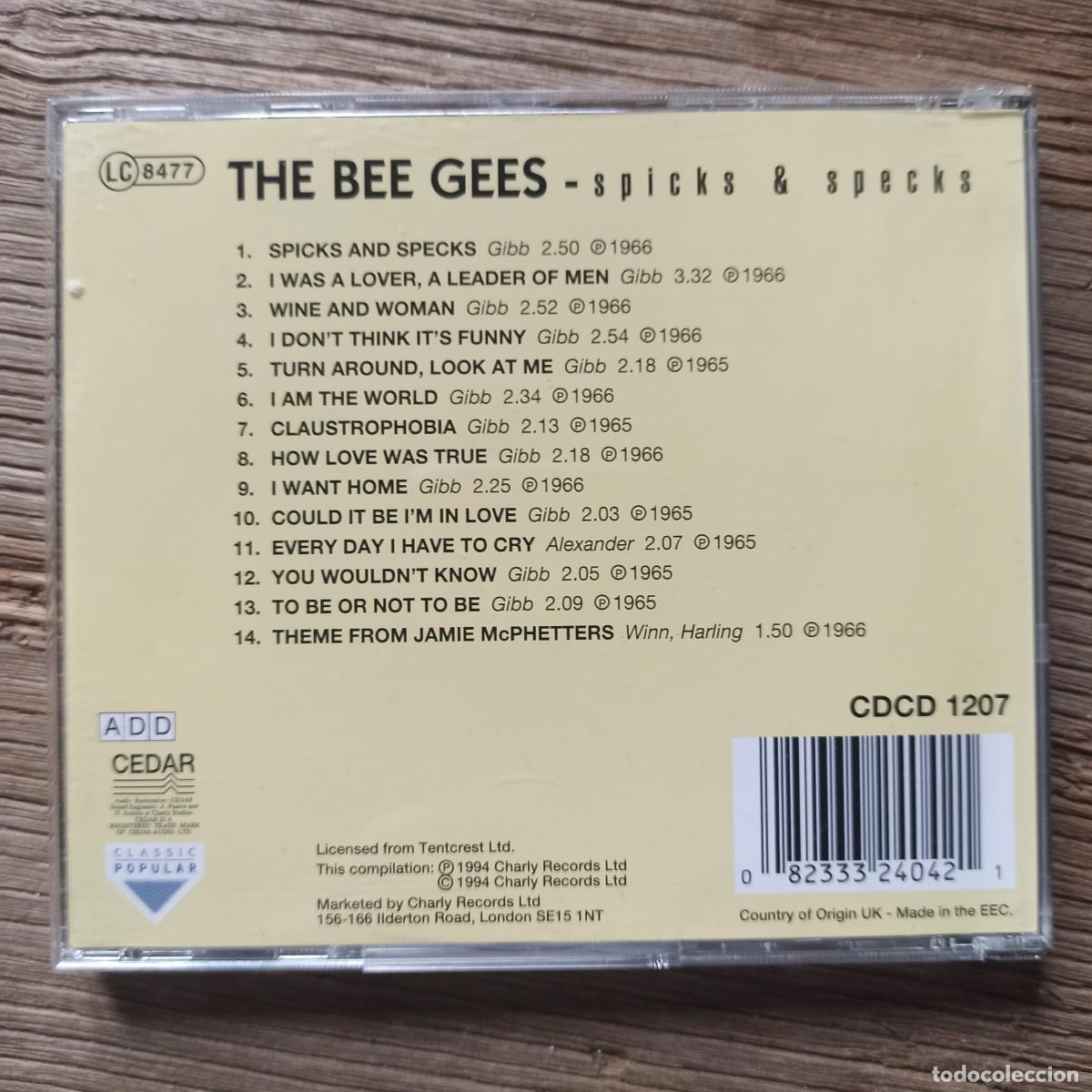 CDs de m&uacute;sica: CD Bee Gees &ndash; Spicks And Specks - Foto 2