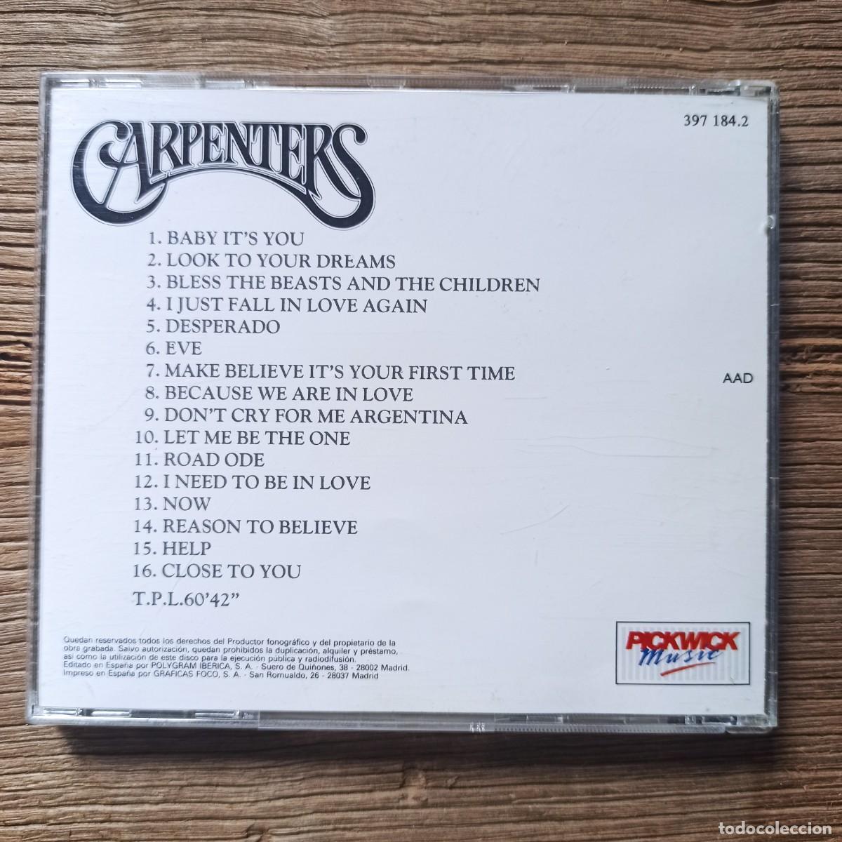CDs de m&uacute;sica: CD Carpenters &ndash; Treasures - Foto 2