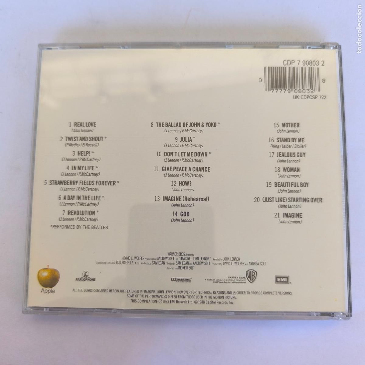 CDs de m&uacute;sica: CD John Lennon - Imagine (1988) - Foto 2
