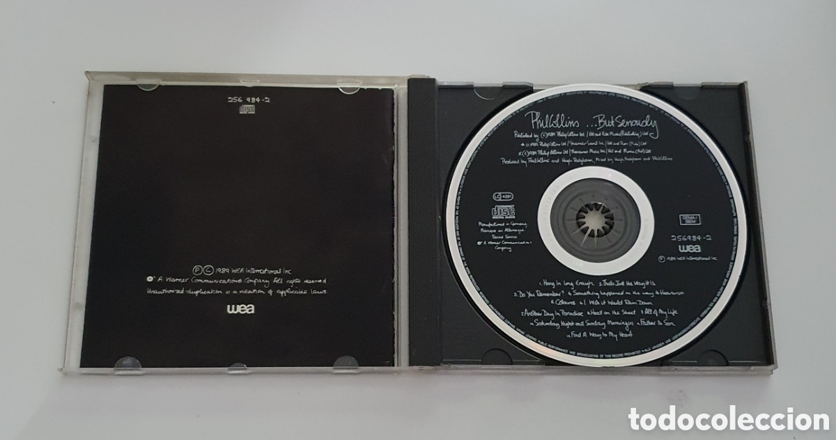 CDs de m&uacute;sica: PHIL COLLINS / CD 1989 / ... BUT SERIOUSLY - Foto 2