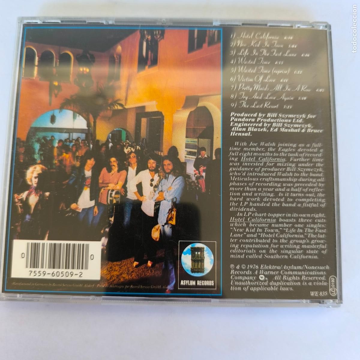 CDs de m&uacute;sica: CD EAGLES HOTEL CALIFORNIA - Foto 2