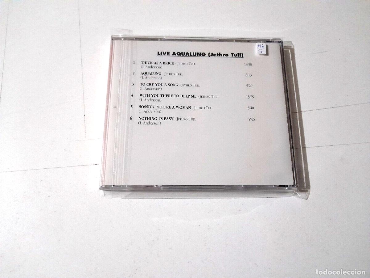 CDs de m&uacute;sica: JETHRO TULL &rdquo;LIVE AQUALUNG&rdquo; CD 6 TRACKS - Foto 2
